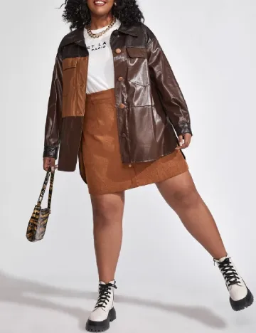 Jacheta SHEIN CURVE, maro