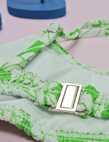 Costum de baie SHEIN, verde