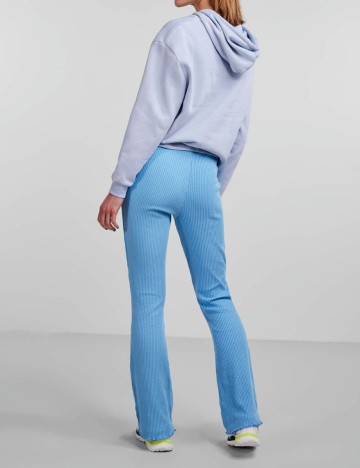 Pantaloni Pieces, albastru