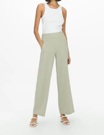 Pantaloni Jacqueline de Yong, verde