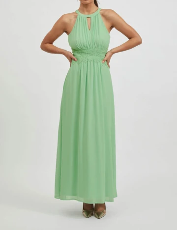 Rochie lunga Vila, verde