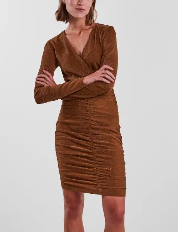Rochie Pieces, maro