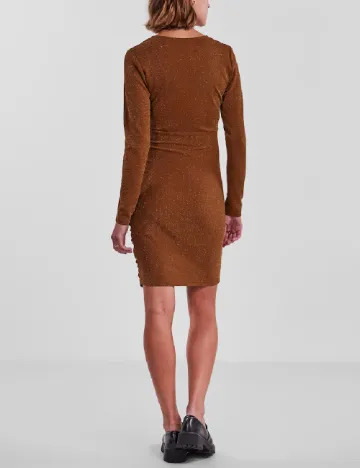 Rochie Pieces, maro