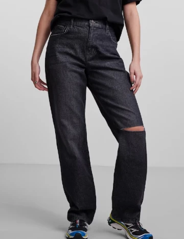Blugi Pieces, negru