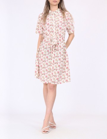 Rochie scurta Pieces, floral, M