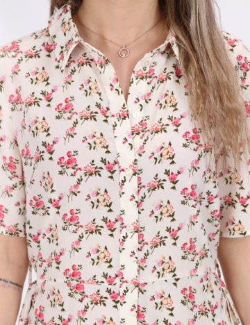 Rochie scurta Pieces, floral