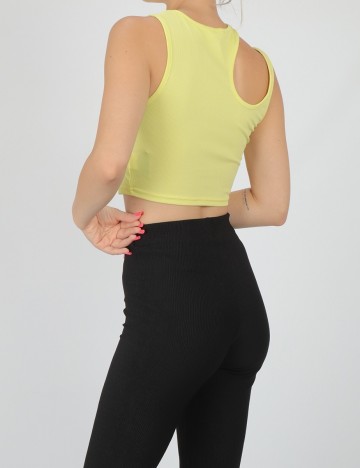 Top SHEIN, galben
