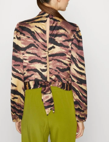 Bluza Pieces, maro