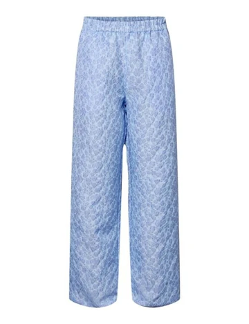 Pantaloni Pieces, albastru