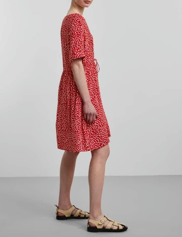 Rochie Scurta Pieces, rosu