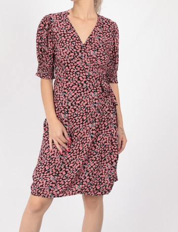 Rochie scurta Pieces, floral, S