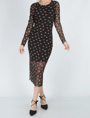 Rochie medie Only, negru