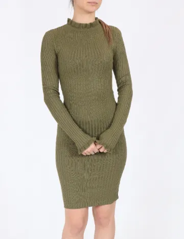 Rochie scurta Pieces, verde