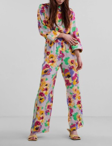 Pantaloni Y.A.S, floral, M