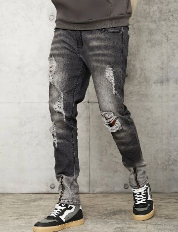 Blugi SHEIN, gri, 33