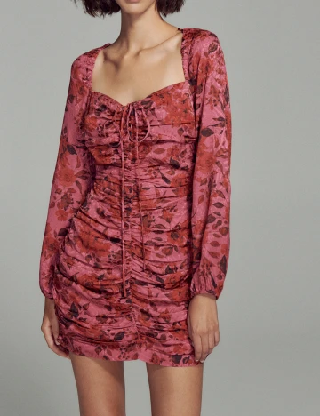 Rochie scurta Reserved, roz