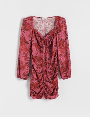 Rochie scurta Reserved, roz