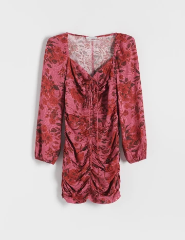 Rochie scurta Reserved, roz