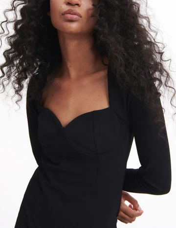 Rochie scurta Reserved, negru