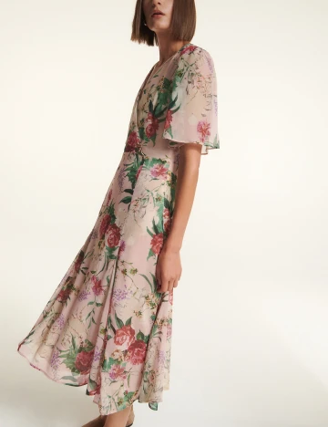 Rochie medie Reserved, floral