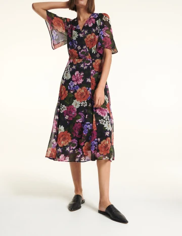 Rochie medie Reserved, floral