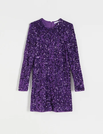 Rochie scurta Reserved, mov