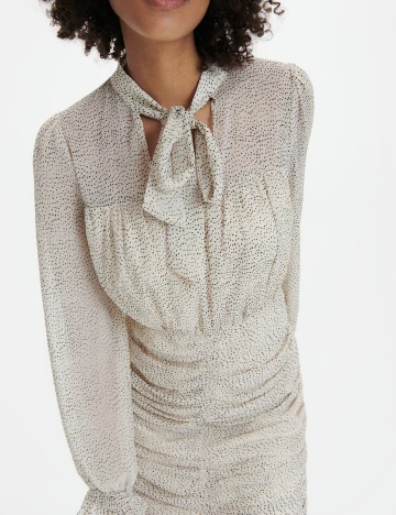 Rochie scurta Reserved, crem