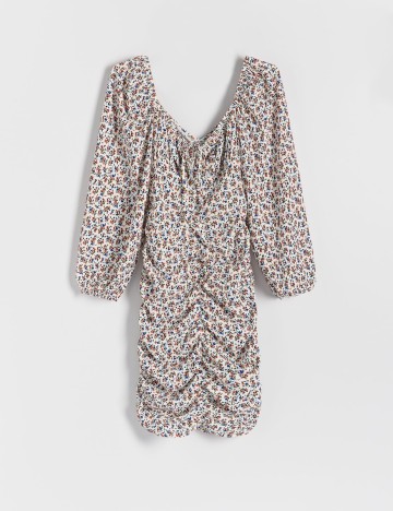 Rochie scurta Reserved, alb