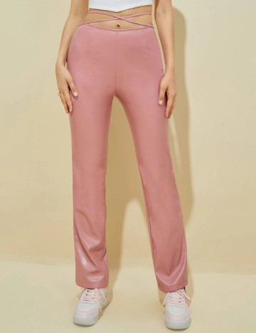 Pantaloni SHEIN, roz