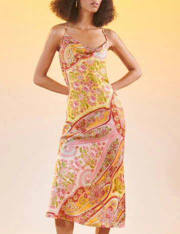 Rochie medie Reserved, galben
