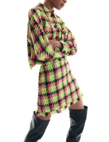 Jacheta Reserved, verde neon