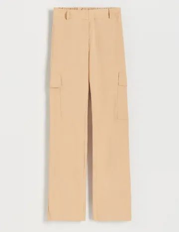 Pantaloni Reserved, crem