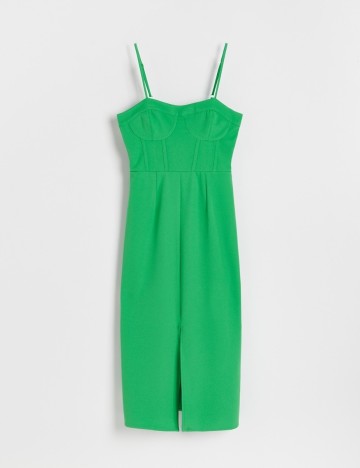 Rochie medie Reserved, verde