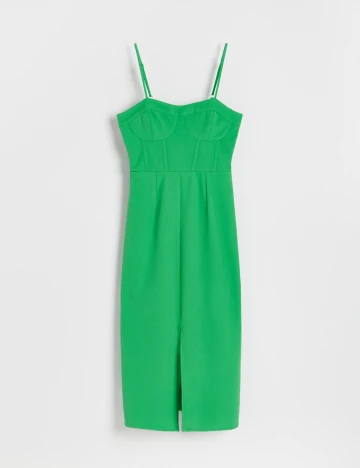 Rochie medie Reserved, verde