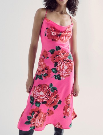 Rochie medie Reserved, roz, M