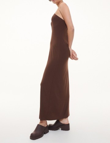 Rochie lunga Reserved, maro