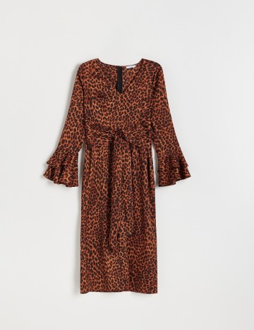 Rochie lunga Reserved, animal print
