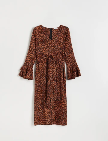 Rochie lunga Reserved, animal print