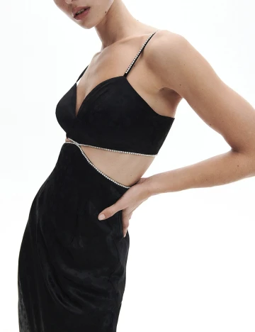 Rochie medie Reserved, negru