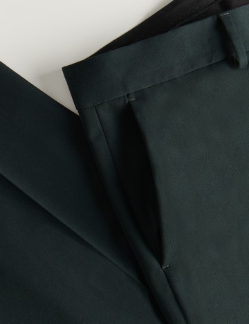 Pantaloni Reserved, verde inchis