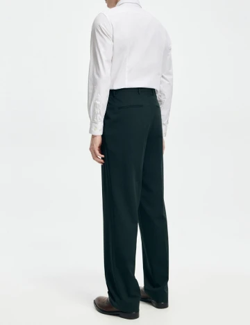 Pantaloni Reserved, verde inchis