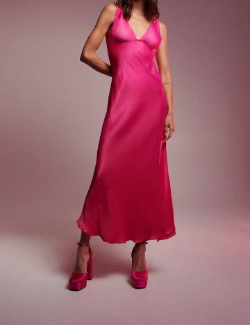 Rochie lunga Reserved, roz