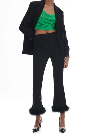Pantaloni Reserved, negru