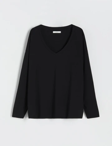 Bluza Reserved, negru