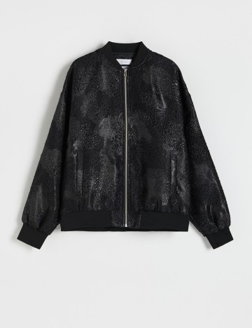Geaca Reserved, negru, M