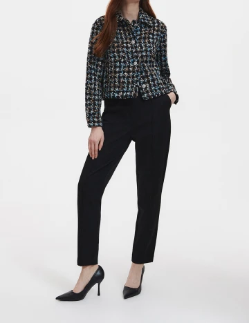 Pantaloni Reserved, negru