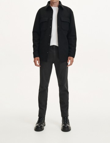 Pantaloni Reserved, gri inchis