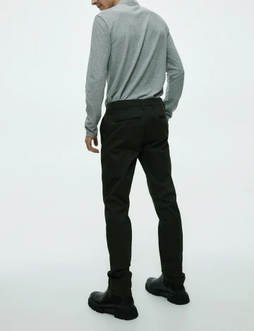 Pantaloni Reserved, verde inchis