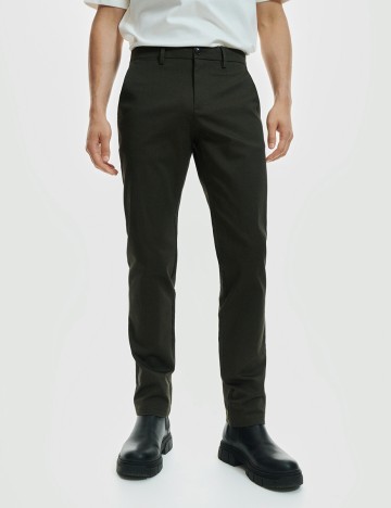 Pantaloni Reserved, kaki