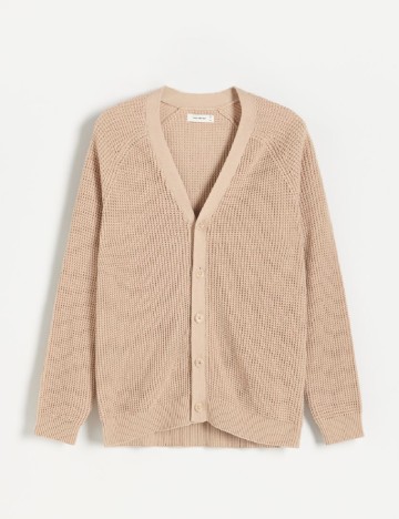 Cardigan Reserved, crem